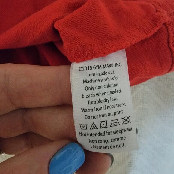 Gymboree Set Of 2 Boys Shirts Cotton Rhino Nautical Red Orange Size 8 READ - Picture 7 of 16